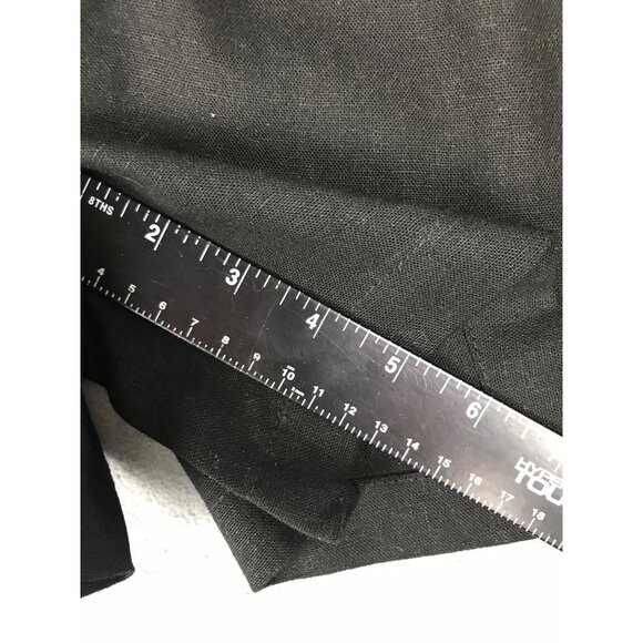 Time & Tru Linen Blend Shorts Womens XS Black With Pockets - Picture 6 of 8